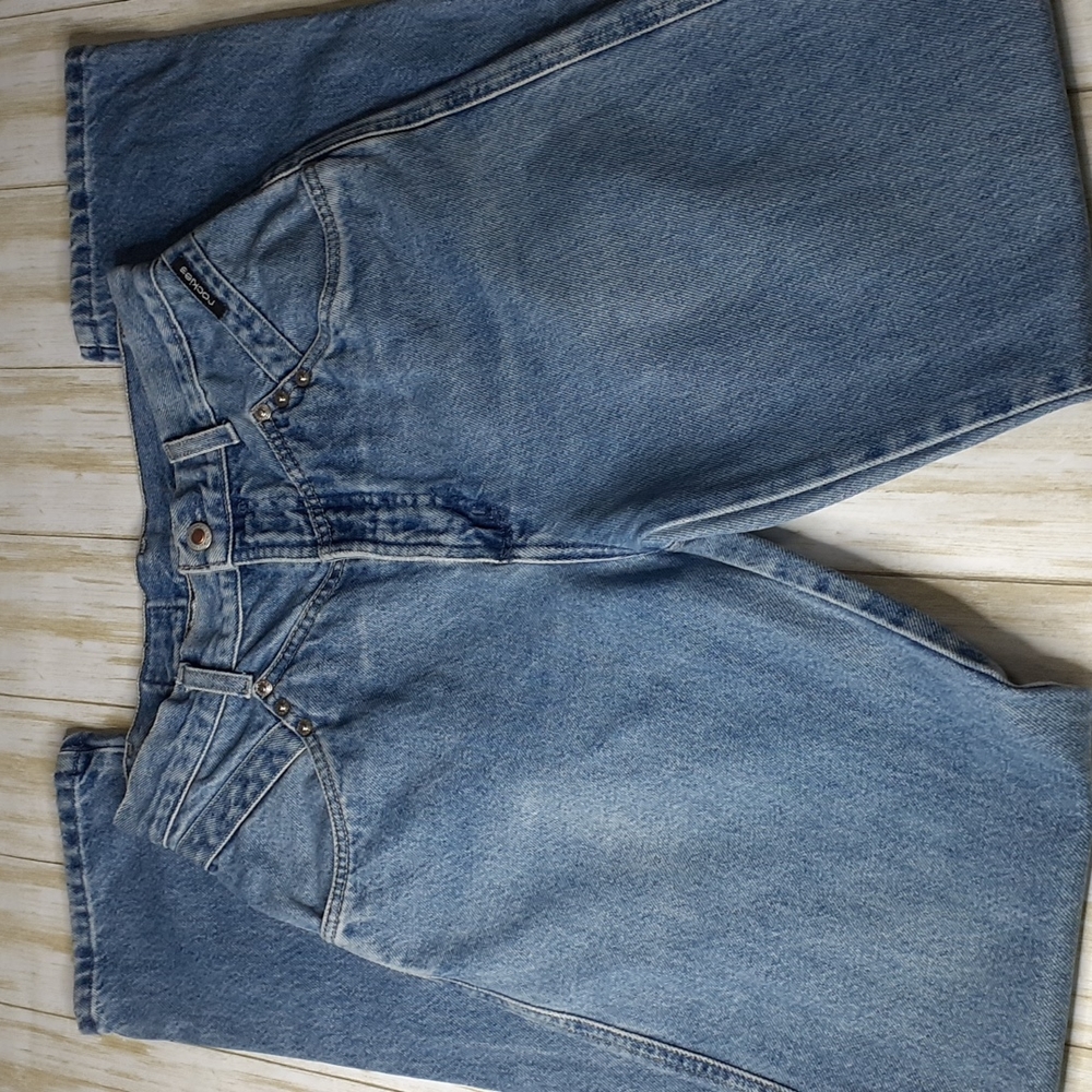 Rockies High Waist  Blue Jeans Size 9 Long Fits like a 3/4